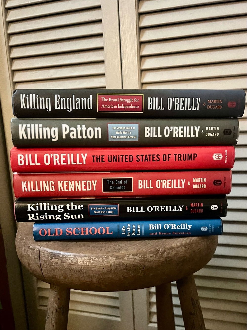 Collection of Bill O’Reilly books -6 hard cover books